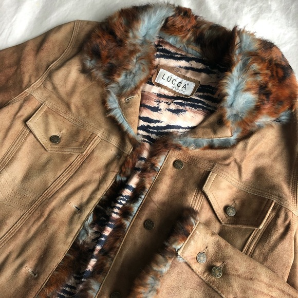 LUCCA Exclusive Genuine Leather Jacket - Picture 2 of 4